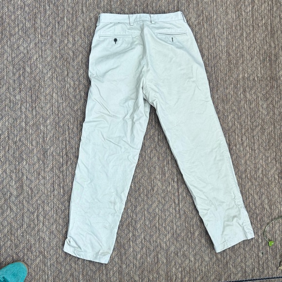 ORVIS pleated khaki chino pants - Picture 2 of 4